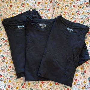 Duluth Trading Longtail T size XL Black Lot Bulk